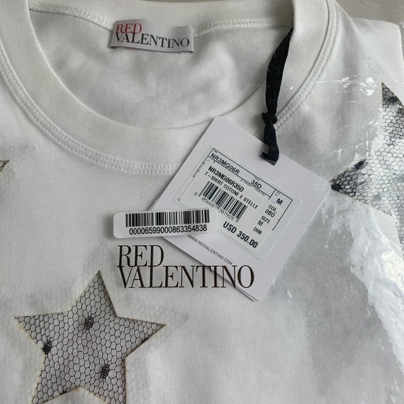 Red Valentino Tshirt BNeW Sz M - Picture 3 of 12